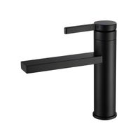 Black Basin Mixer Waterfall Faucet Bathroom Taps